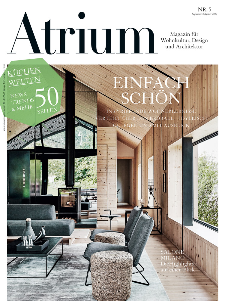 Cover des Magazins Atrium.