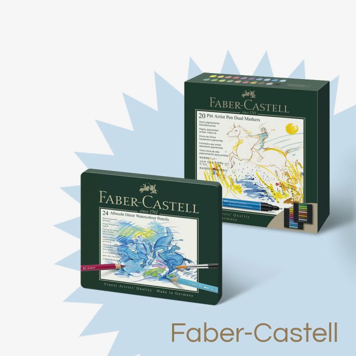 Stifte-Sets von Faber-Castell.