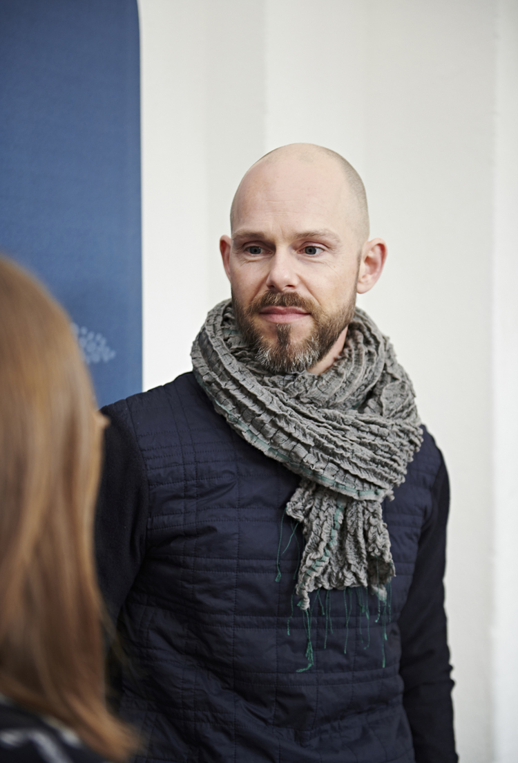 Porträt von Textilexperte Pascal Walter.