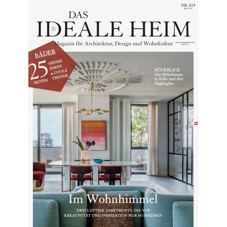 Das Titelbild der Ausgabe 3/2024 der Zeitschrift Das Ideale Heim.