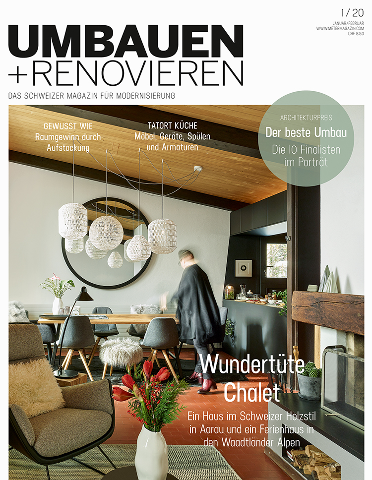 Cover der Ausgabe Umbauen+Renovieren 1/20