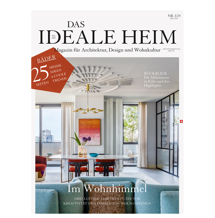 Das Titelbild der Zeitschrift 3/2024 der Zeitschrift das Ideale Heim.
