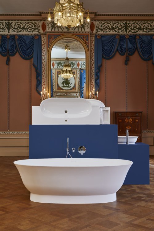 Die Badewanne aus der Kollektion The New Classic von Marcel Wanders im Huis Barnaart in Harlem.